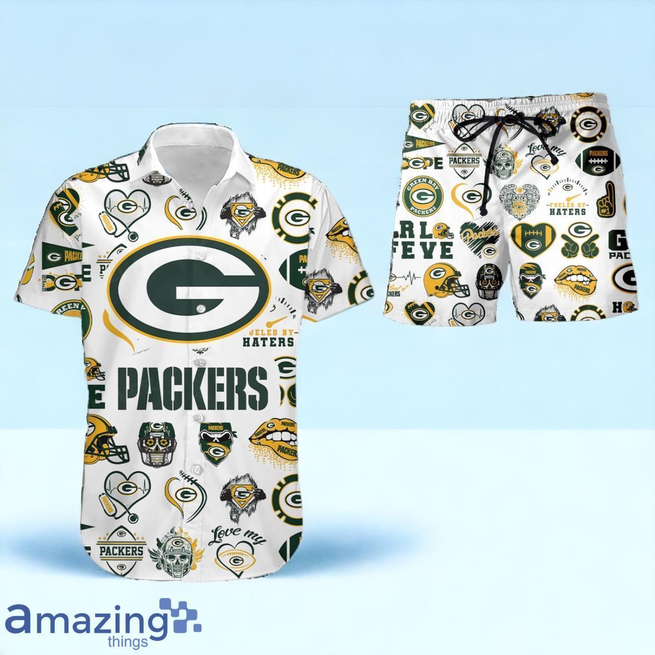 Green Bay Packers NFL Hawaiian Shirt And Short Trending 2024 For Men Women image Green Bay Packers NFL Hawaiian Shirt And Short Trending 2024 For Men Women Product Photo 1