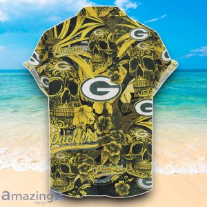 Green Bay Packers NFL Hawaiian Shirt Jungle Skull Unique Design For Fans Product Photo 2