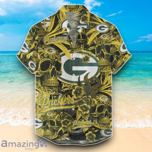 Green Bay Packers NFL Hawaiian Shirt Jungle Skull Unique Design For Fans Product Photo 1