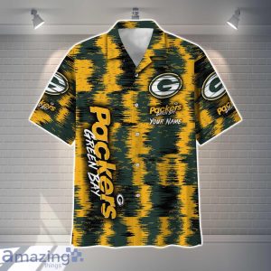 Green Bay Packers NFL Hawaiian Shirt Vintage Custom Name For Fans Product Photo 2