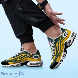 Green Bay Packers TN Sport Shoes Best Gift For NFL Fans Double Swoosh Custom Name Product Photo 3
