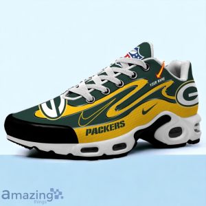 Green Bay Packers TN Sport Shoes Best Gift For NFL Fans Double Swoosh Custom Name Product Photo 1