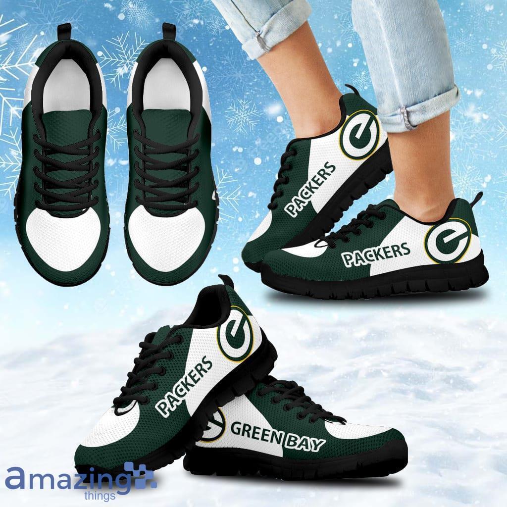 Green Bay Packers Top Logo Sneakers Shoes Gift For Big Fans image Green Bay Packers Top Logo Sneakers Shoes Gift For Big Fans Product Photo 1