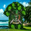 Green Skull Saint Patricks Day Aloha Hawaiian Shirt Impressive Gift Unisex