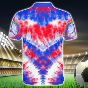 Groovy Garden Tranquility Polo Shirt Hippie Designs Polo Shirt Gift For Golf Lover Product Photo 2