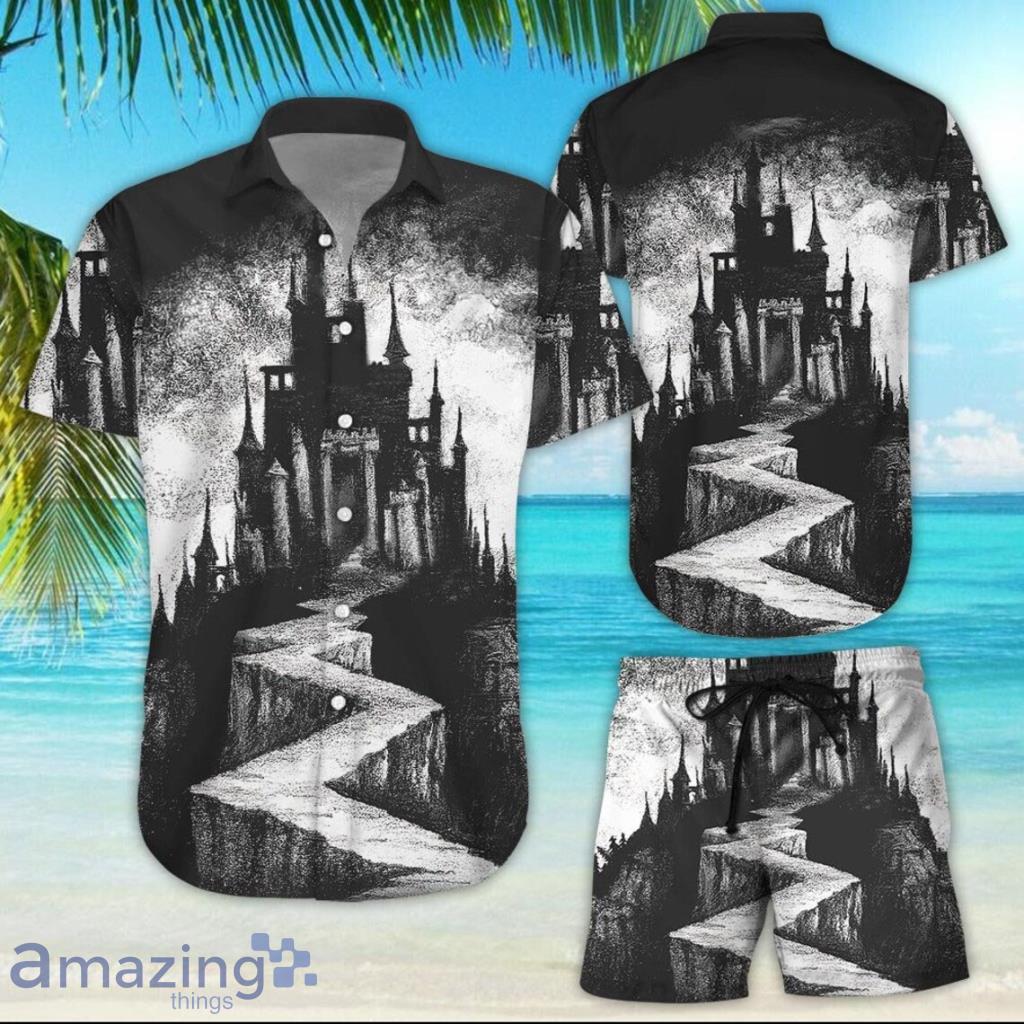 Halloween Scary Palace Art Hawaiian Shirts image Halloween Scary Palace Art Hawaiian Shirts Product Photo 1