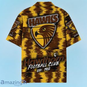 Hawthorn Hawks AFL Hawaiian Shirt Special Design Custom Name Product Photo 3