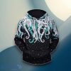 Hip Pop Octopus 3D Hoodie Unique Gift