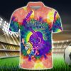 Hippie Horizon Polo Shirt Hippie Designs Polo Shirt Gift For Golf Lover