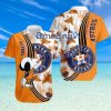 Houston Astros Logo Snoopy Pattern Tropical Button Down Hawaiian Shirt