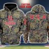 Houston Cougars 3D Printing Army Camo Pattern Unisex Hoodies Custom Name For Fans