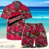 Houston Rockets Team Logo Pattern Never Stop Hawaiian Shirt And Short