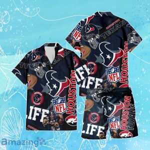Houston Texans NFL Combo Hawaiian Shirt & Short Trending Gift For Fans Product Photo 1