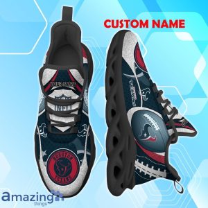 Houston Texans NFL Fan Edition Custom Name Max Soul Comfort Shoes Product Photo 2