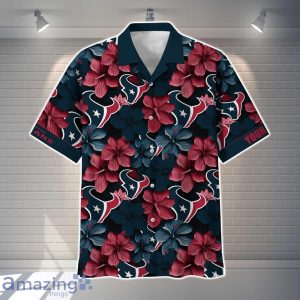 Houston Texans NFL Flower Hawaiian Shirt Custom Name Gift Ideas For Men Women Product Photo 2