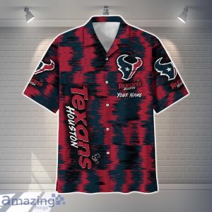 Houston Texans NFL Hawaiian Shirt Vintage Custom Name For Fans Product Photo 2