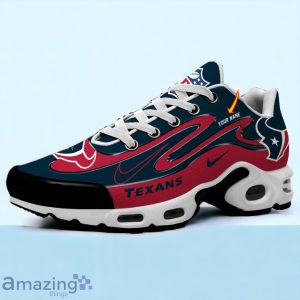 Houston Texans TN Sport Shoes Best Gift For NFL Fans Double Swoosh Custom Name Product Photo 1