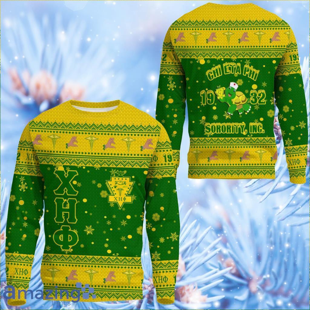 Chi Eta Phi Christmas Sweatshirts Sweater Gift For Men And Women image Chi Eta Phi Christmas Sweatshirts Sweater Gift For Men And Women Product Photo 1