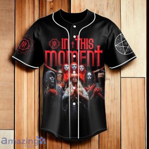 In This Moment Half God Half Devil Custom Number & Name Baseball Jersey Product Photo 2