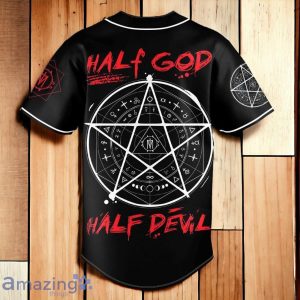 In This Moment Half God Half Devil Custom Number & Name Baseball Jersey Product Photo 3