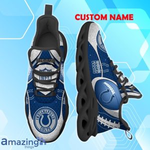 Indianapolis Colts NFL Fan Edition Custom Name Max Soul Comfort Shoes Product Photo 2