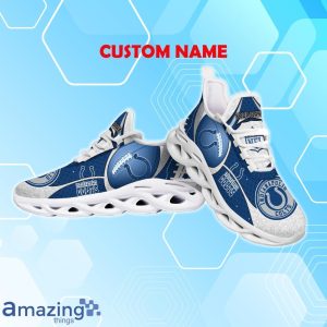Indianapolis Colts NFL Fan Edition Custom Name Max Soul Comfort Shoes Product Photo 3