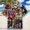 Iron Man Comic Striped Hawaiian Shirt Special Gift