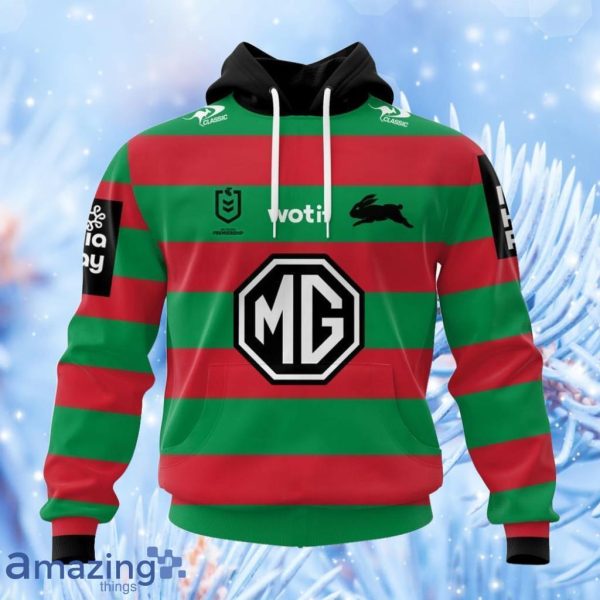 Nrl South Sydney Rabbitohs Personalized 2024 Home Kits Hoodie 3D All Over Print Attract Gift For Men And Women Product Photo 1