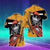 Jack Skellington Monster Energy Logo Printed For Fan Chicago Blackhawks Polo Shirts Special Gift