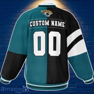 Jacksonville Jaguars Baseball Jacket Custom Number & Name Youth Style For Fans Product Photo 2