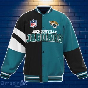 Jacksonville Jaguars Baseball Jacket Custom Number & Name Youth Style For Fans Product Photo 3