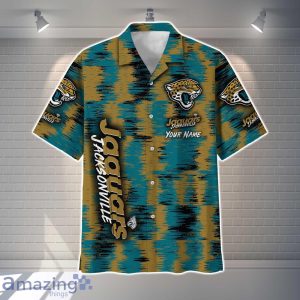 Jacksonville Jaguars NFL Hawaiian Shirt Vintage Custom Name For Fans Product Photo 2