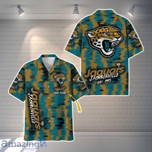 Jacksonville Jaguars NFL Hawaiian Shirt Vintage Custom Name For Fans Product Photo 1