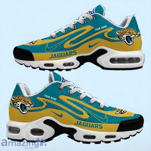 Jacksonville Jaguars TN Sport Shoes Best Gift For NFL Fans Double Swoosh Custom Name Product Photo 2