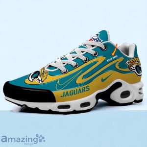Jacksonville Jaguars TN Sport Shoes Best Gift For NFL Fans Double Swoosh Custom Name Product Photo 1