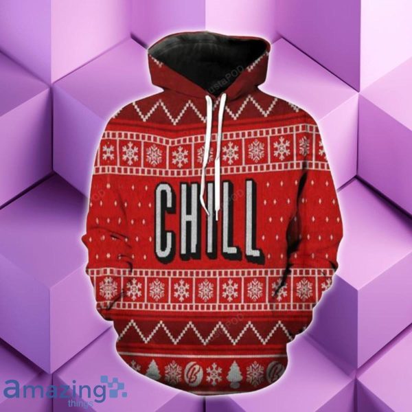 Netflix And Chill Christmas 3D Hoodie Best Gift For Men And Women Product Photo 1