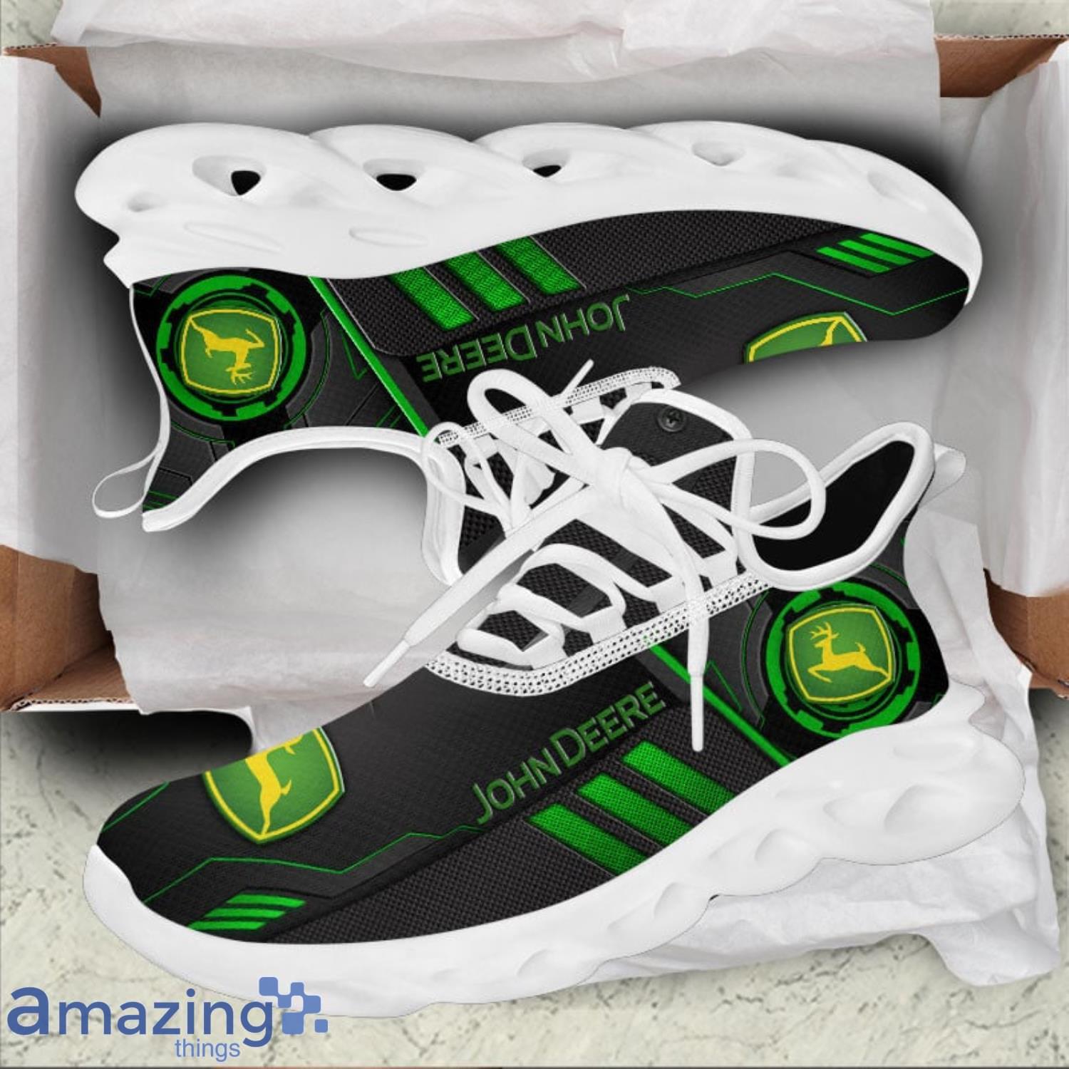 John Deere Max Soul Shoes Limited Men Women Personalized Name Gift image John Deere Max Soul Shoes Limited Men Women Personalized Name Gift Product Photo 2