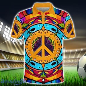 Joyful Hippie Tie Dye Styles Polo Shirt Hippie Designs Polo Shirt Gift For Golf Lover Product Photo 1