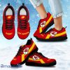 Kansas City Chiefs Line Logo Sneakers Shoes Gift For Big Fans