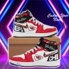 Kansas City Chiefs NFL Air Jordan High Top Fashionable Sneakers For Sport Fans Custom Name