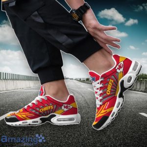 Kansas City Chiefs NFL Custom Name TN Sport Shoes Air Glide Runners For Fans Product Photo 3