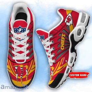 Kansas City Chiefs NFL Custom Name TN Sport Shoes Air Glide Runners For Fans Product Photo 1