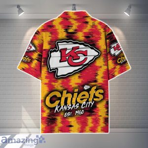 Kansas City Chiefs NFL Hawaiian Shirt Vintage Custom Name For Fans image Kansas City Chiefs NFL Hawaiian Shirt Vintage Custom Name For Fans Product Photo 3