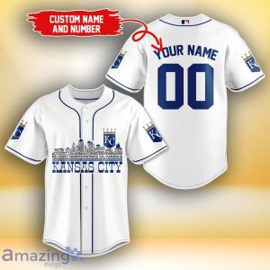 Kansas City Royals MLB Custom Number & Name Baseball Jersey For Fans Product Photo 1