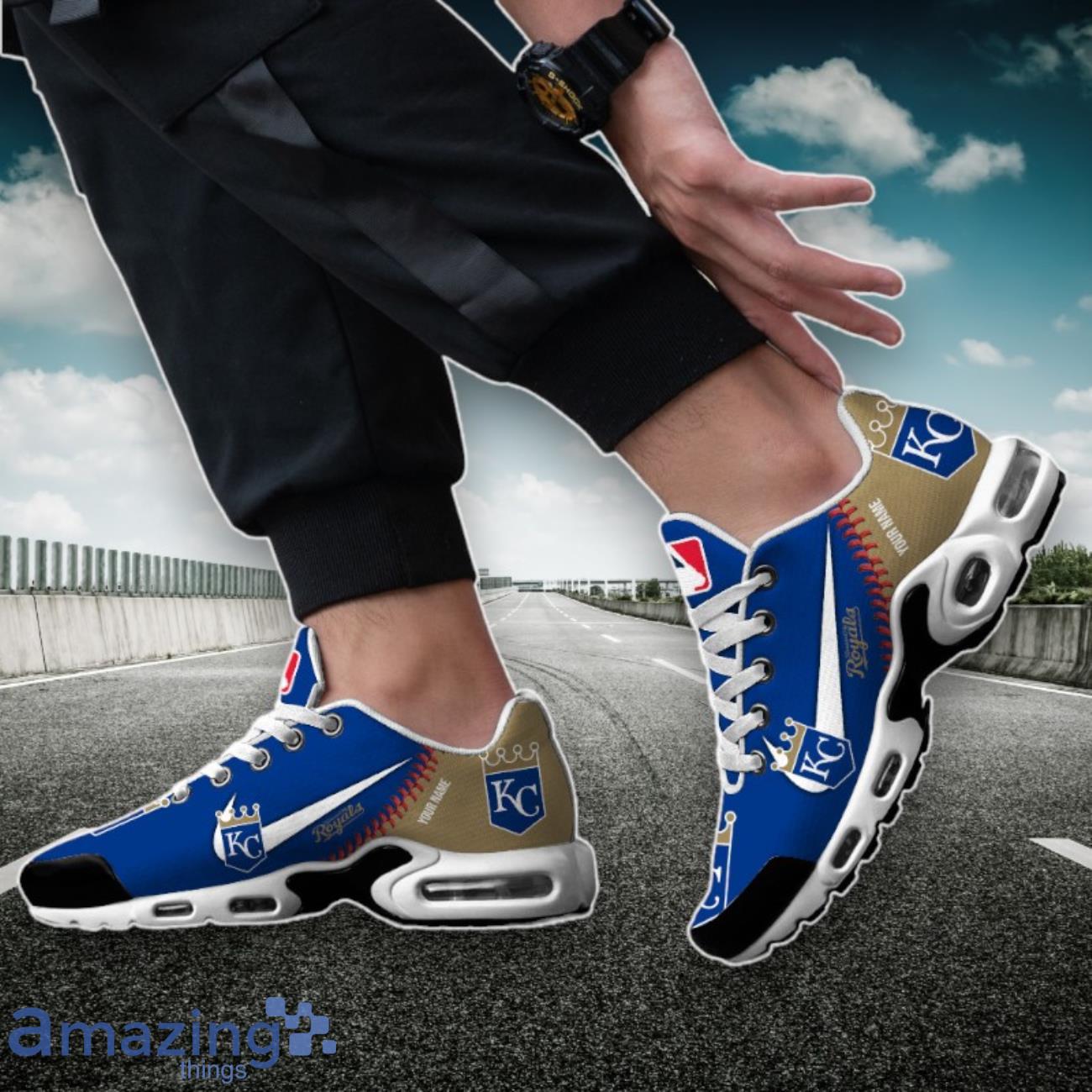 Kansas City Royals MLB TN Sport Shoes Personalized Edition For Loyal Fans image Kansas City Royals MLB TN Sport Shoes Personalized Edition For Loyal Fans Product Photo 3