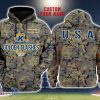 Kent State Golden Flashes 3D Printing Army Camo Pattern Unisex Hoodies Custom Name For Fans