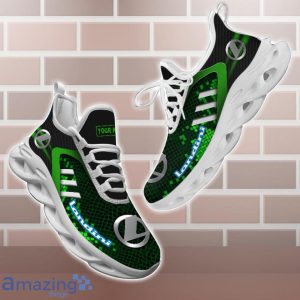 Landini Shoes Green Square Pattern Custom Name Max Soul Sneakers For Men Women Product Photo 1