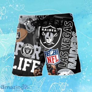 Las Vegas Raiders NFL Combo Hawaiian Shirt & Short Trending Gift For Fans Product Photo 4