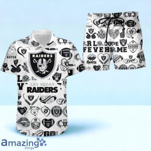 Las Vegas Raiders NFL Hawaiian Shirt And Short Trending 2024 For Men Women Product Photo 1