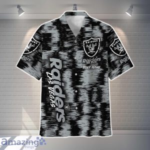 Las Vegas Raiders NFL Hawaiian Shirt Vintage Custom Name For Fans image Las Vegas Raiders NFL Hawaiian Shirt Vintage Custom Name For Fans Product Photo 2
